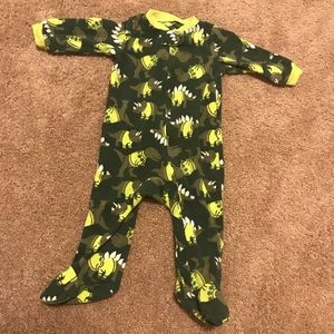 Carters dinosaur feet pj Size 3-6 month